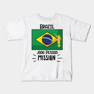 Brazil Joao Pessoa Mormon LDS Mission Missionary Gift Idea Kids T-Shirt